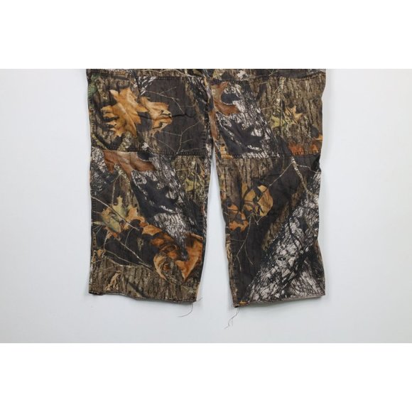 Vintage 90s Cabelas Mens Size 50x33 Distressed Wide Leg Camouflage Cargo Pants - Picture 3 of 11